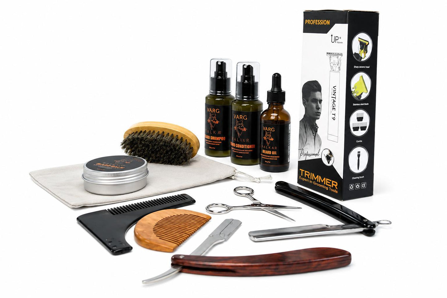 SET PREMIUM DE CUIDADO DE BARBA