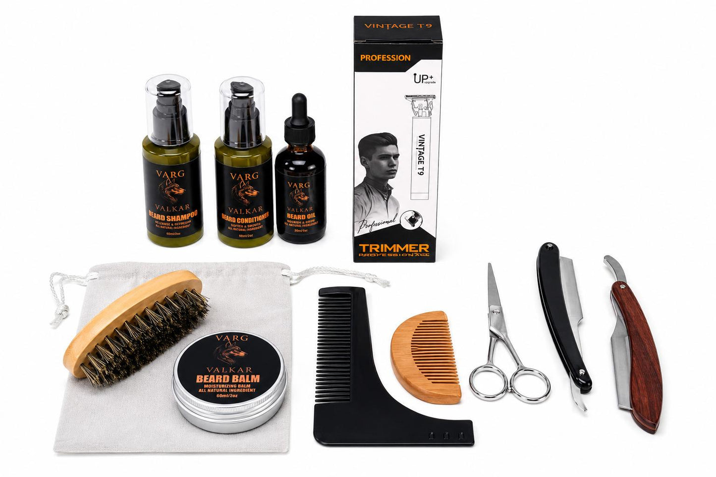 SET PREMIUM DE CUIDADO DE BARBA
