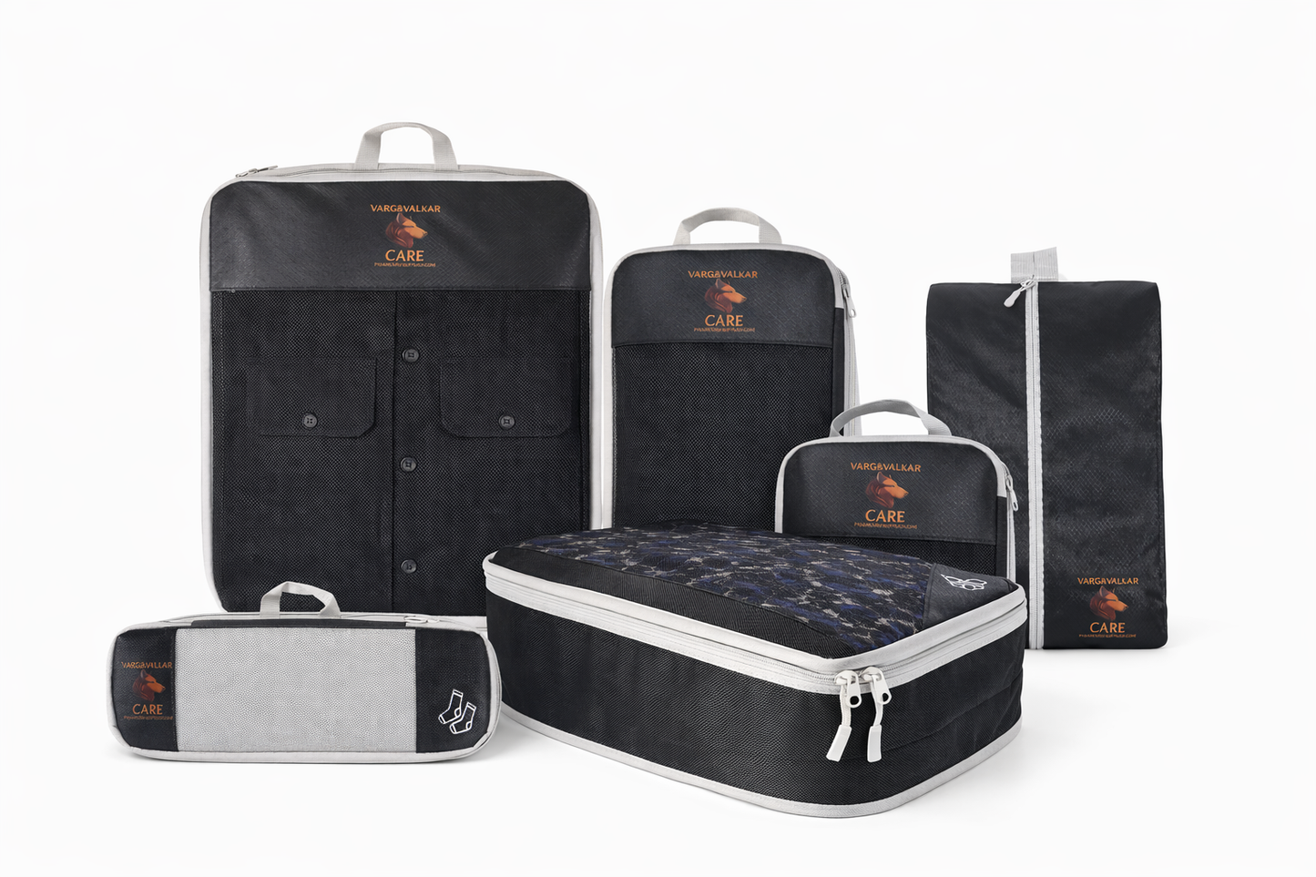 Kit de Estuches Compresivos de Viaje – 6 Piezas