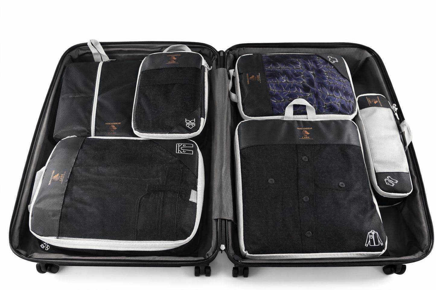 Kit de Estuches Compresivos de Viaje – 6 Piezas